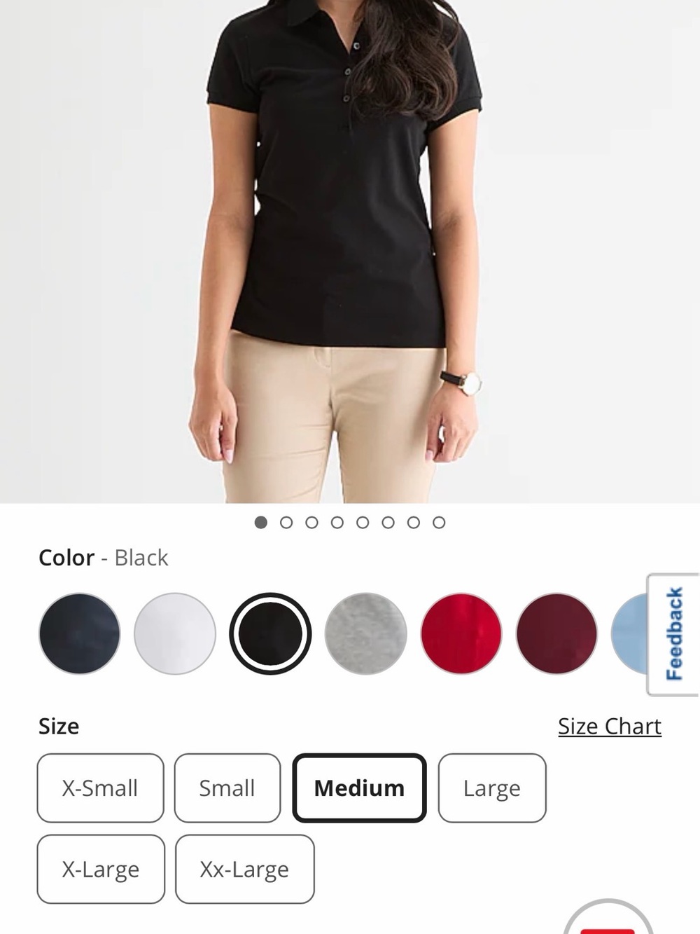 Izod Black Women's Polo Shirt - Short Sleeve